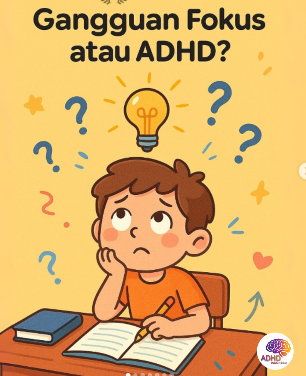 ADHD dan Kesulitan Fokus Anak: Edukasi untuk Keluarga di Kota Kupang