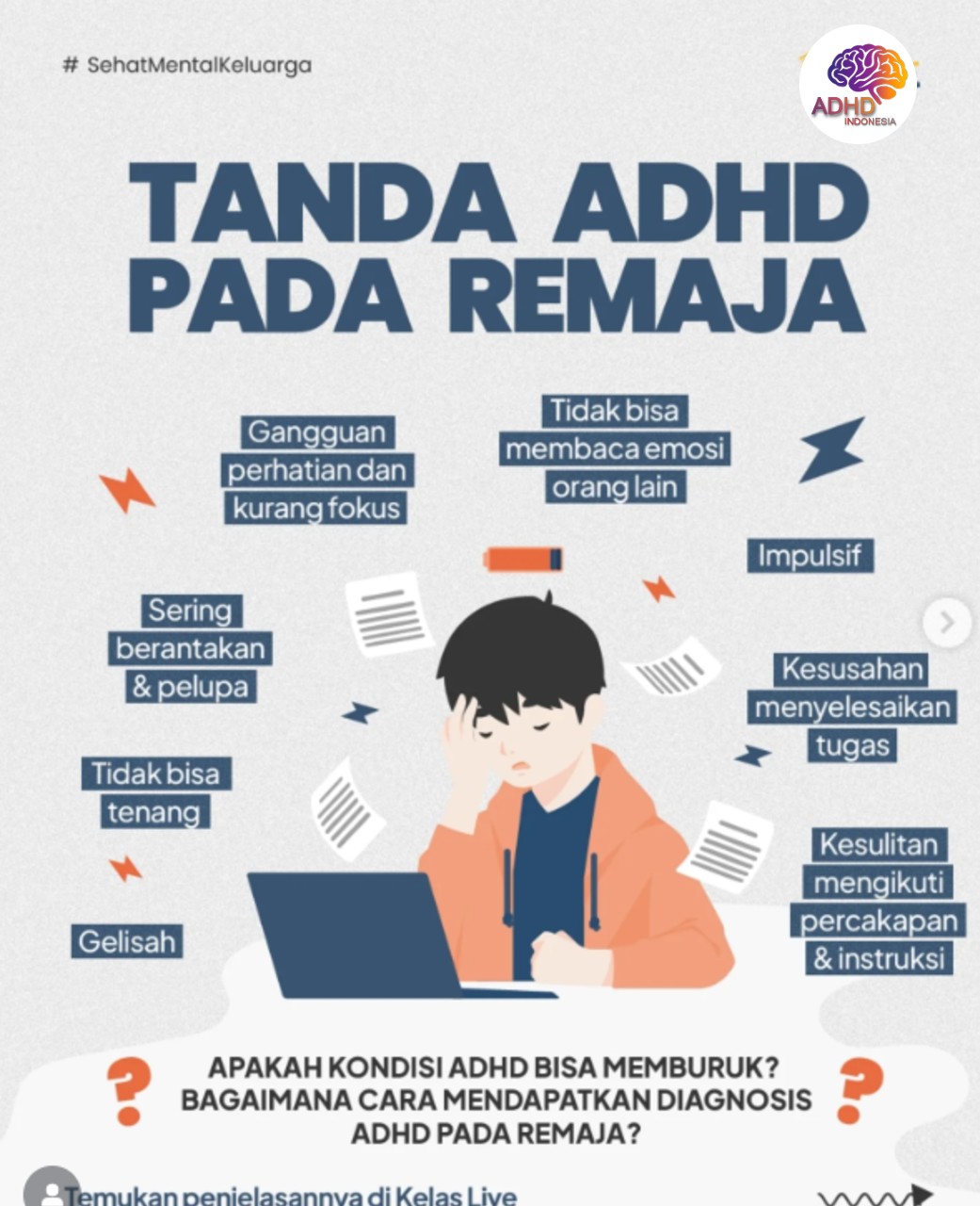 Screening ADHD Non-Diagnostik: Edukasi Awal bagi Orang Tua di Kota Kupang
