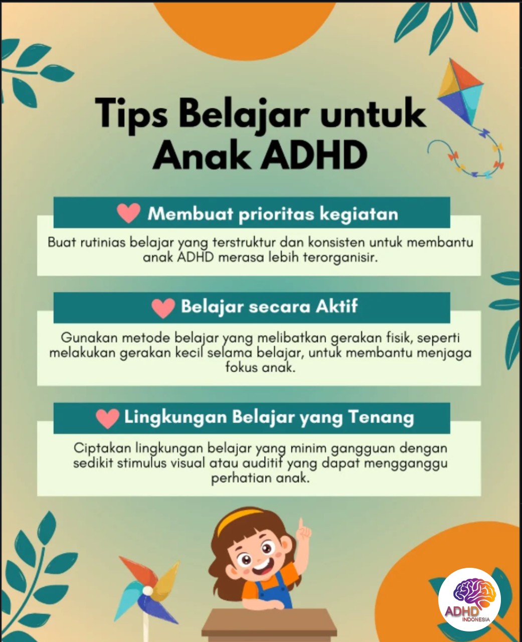 Strategi Belajar yang Cocok untuk Anak ADHD di Kota Kupang